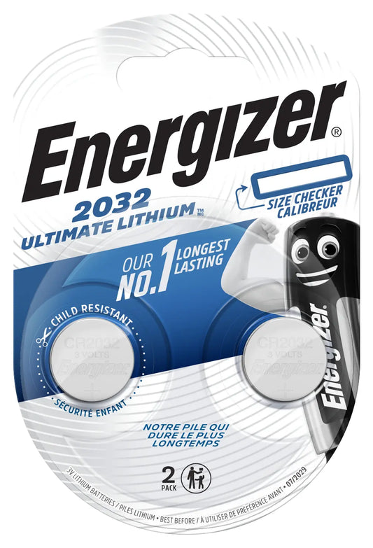 ENERGIZER Knopfzelle Ultimate Lithium 3V E301319301 235 mAh 2 Stück
