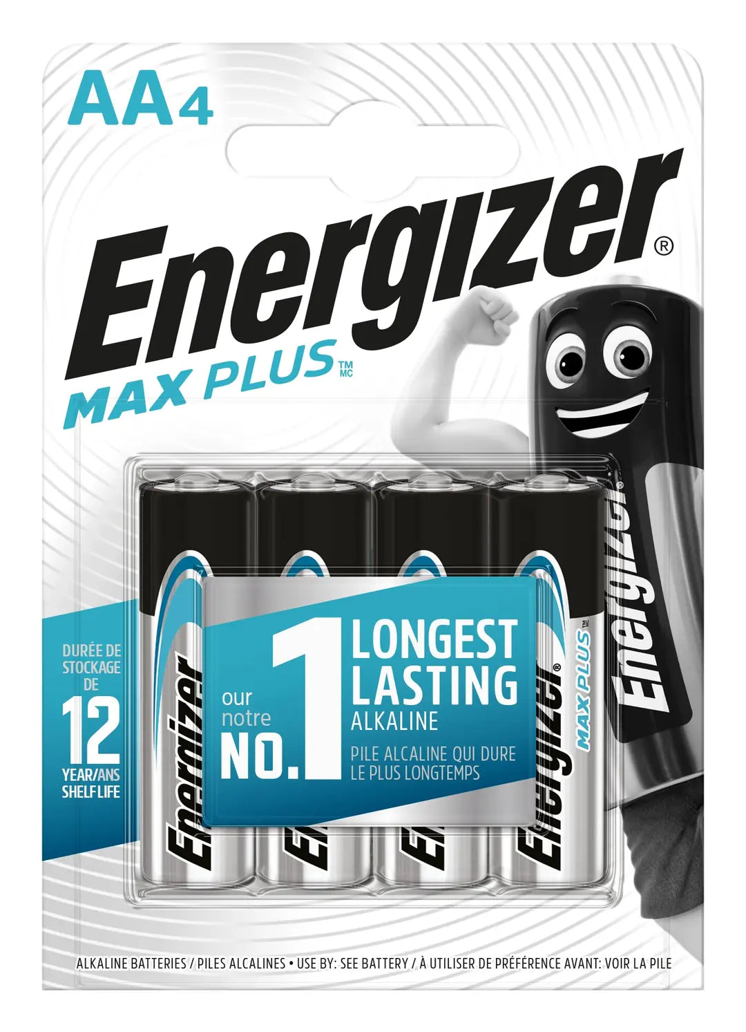 ENERGIZER Batterie Max Plus 1,5V E301323603 Mignon 2800 mAh 4 Stück
