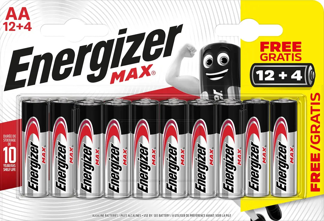 ENERGIZER Batterie E303326701 Max AA/LR06 16 Stück