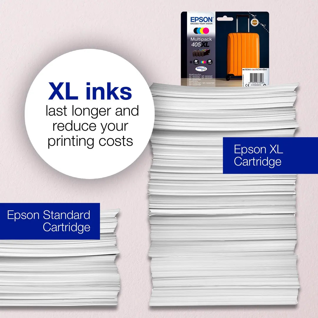EPSON Tintenpatrone 405XXL schwarz T02J14010 WF-7830/7835/7840 2200 Seiten