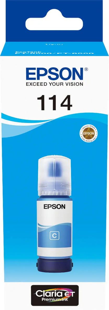 EPSON Tintenbehälter 114 cyan T07B240 EcoTank ET-8500 6200 Seiten