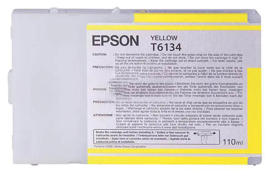 EPSON Tintenpatrone yellow T613400 Stylus Pro 4450 110ml