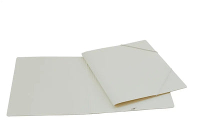 EROLA Gummibandmappe 800my A4 3228 weiss Pressspan