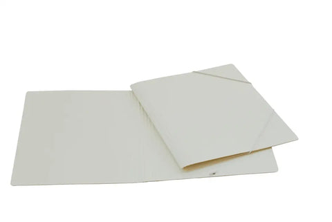 EROLA Gummibandmappe 800my A4 3228 weiss Pressspan
