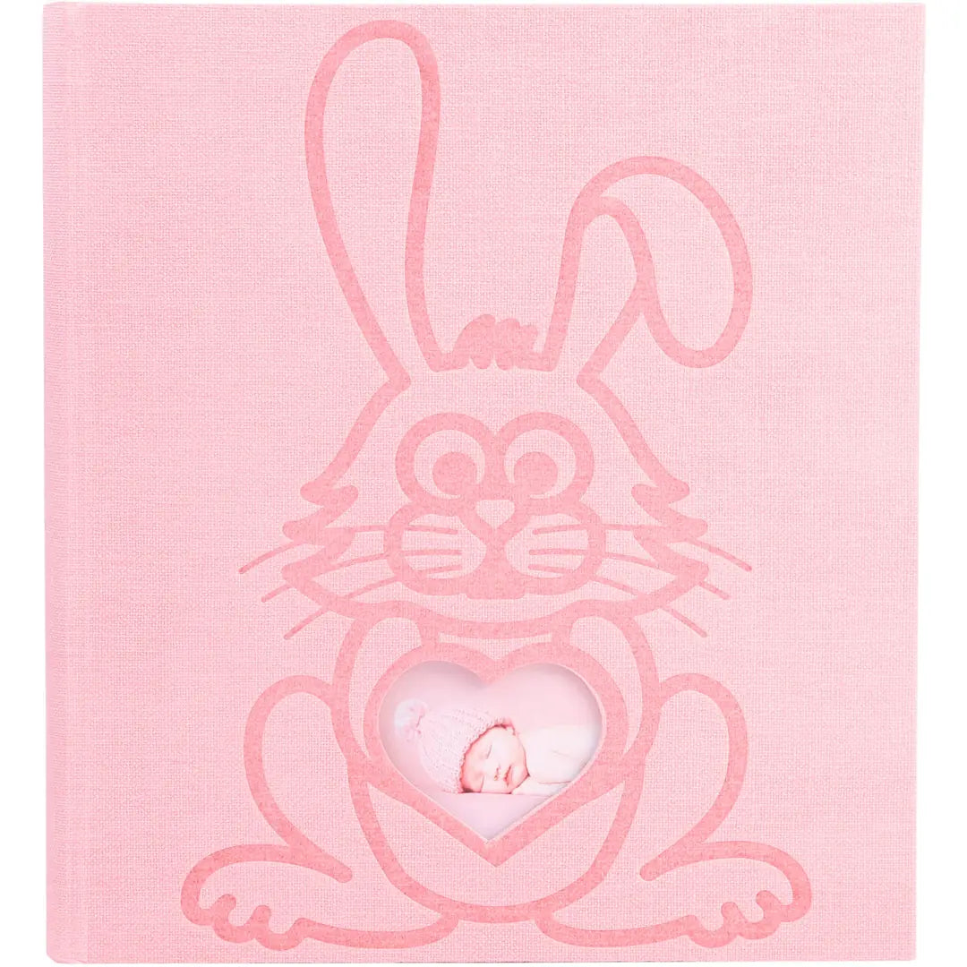 EXACOMPTA Fotoalbum Teddy 29x32cm 16564E rosa 60 Seiten