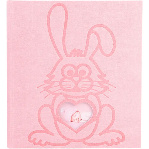 EXACOMPTA Fotoalbum Teddy 29x32cm 16564E rosa 60 Seiten