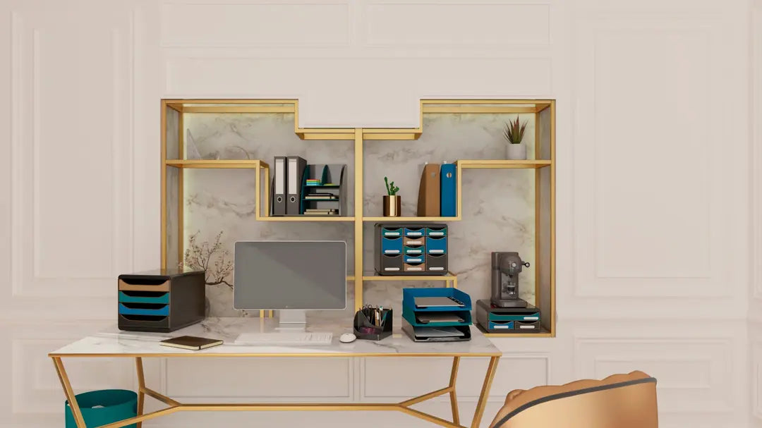 EXACOMPTA Stehsammler NEO DECO A4+ 18229D Mag Cube, kupfergold