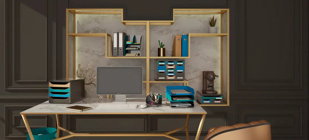 EXACOMPTA Stehsammler NEO DECO A4+ 18229D Mag Cube, kupfergold