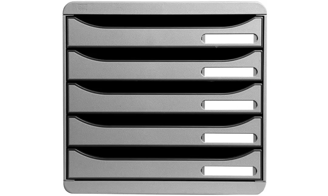 EXACOMPTA Schubladenbox grau 309740D 5 Fächer