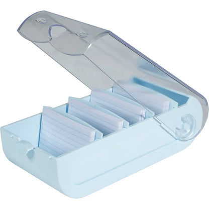 EXACOMPTA Karteikartenbox Bunny A8 5336223D pastellblau 10x6.2x19.5cm