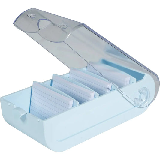 EXACOMPTA Karteikartenbox Bunny A8 5336223D pastellblau 10x6.2x19.5cm