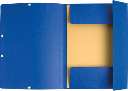 EXACOMPTA Gummibandmappe A4+ 55302E blau manila