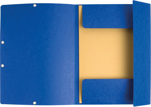 EXACOMPTA Gummibandmappe A4+ 55302E blau manila