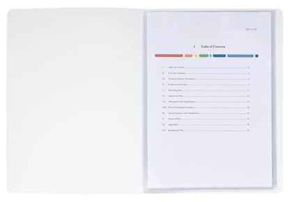 EXACOMPTA Sichtbuch KC A4 58309E weiss 30 Taschen