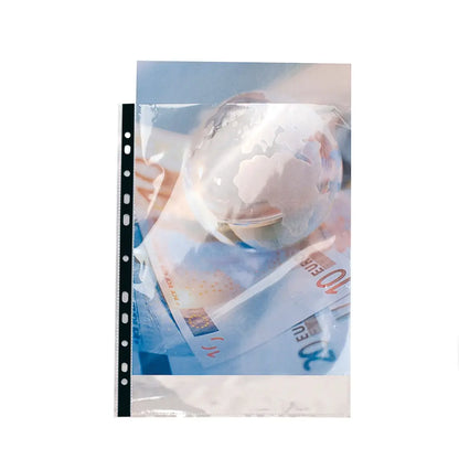 EXACOMPTA Zeigetaschen PP 90 my A4 5900E transparent, glatt 100 Stück