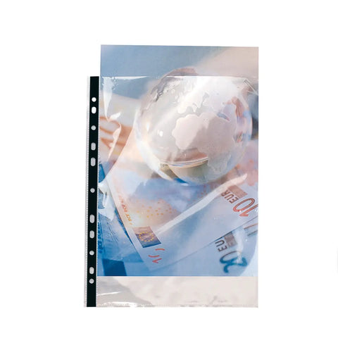 EXACOMPTA Zeigetaschen PP 90 my A4 5900E transparent, glatt 100 Stück