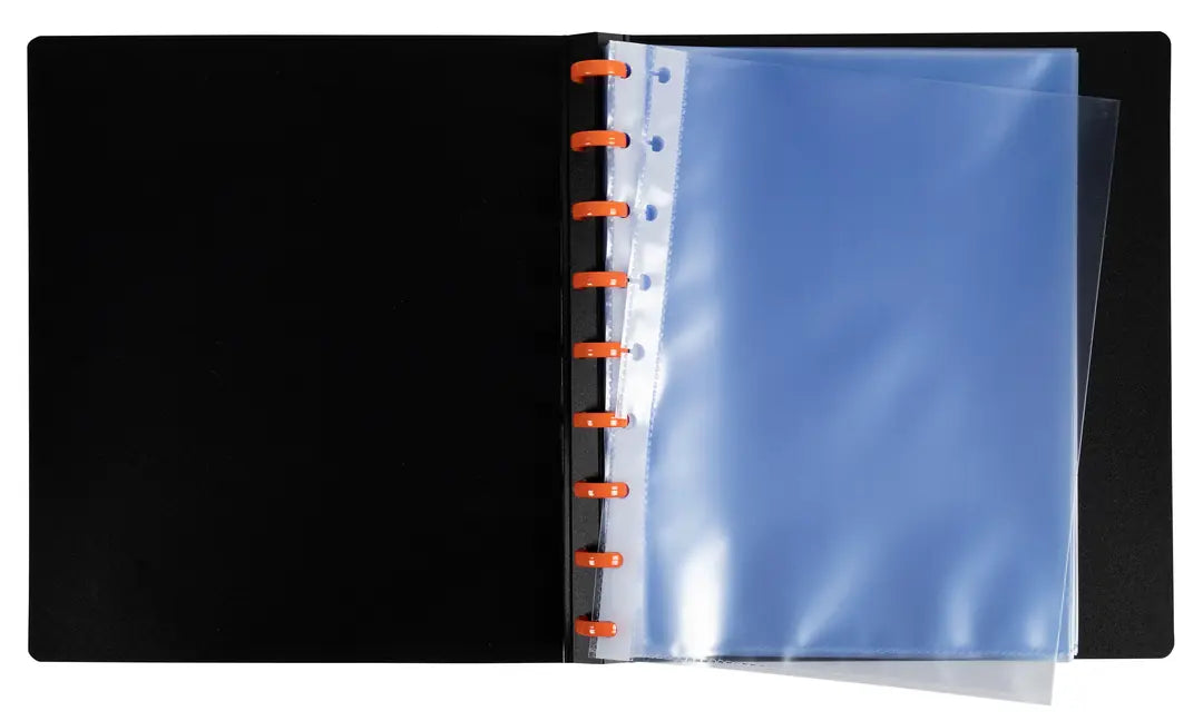 EXACOMPTA Sichtbuch Exaview A5 86034E schwarz 30 Taschen