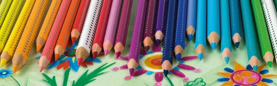FABER-CASTELL Farbstifte Jumbo GRIP 110909 chromgelb dunkel