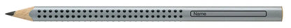 FABER-CASTELL Bleistift Jumbo GRIP B 111900 3-eckig, silber