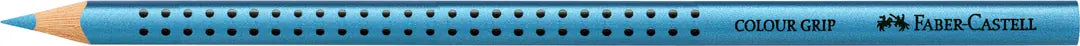 FABER-CASTELL Farbstift Colour Grip 112486 blau metallic