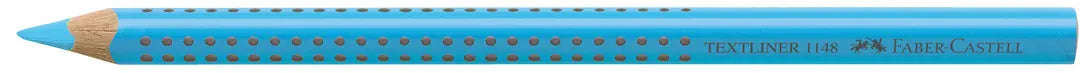 FABER-CASTELL Textliner Jumbo Grip 5mm 114851 neon blau