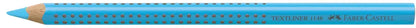 FABER-CASTELL Textliner Jumbo Grip 5mm 114851 neon blau