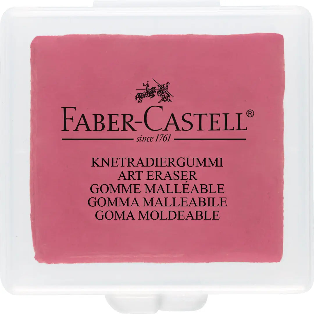 FABER-CASTELL Knetgummi 38x35x8mm 127321 farbig ass.