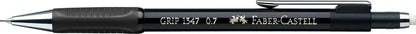 FABER-CASTELL Druckbleistift GRIP 1347 134799 schwarz, mit Radierer 0.7mm