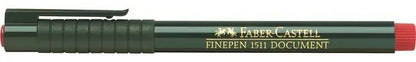 FABER-CASTELL Faserschr. FINEPEN 1511 0.4mm 151121 rot