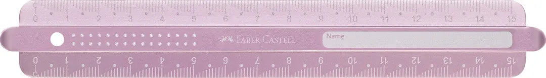 FABER-CASTELL Lineal 15cm 172015 Sparkle, bruchsicher