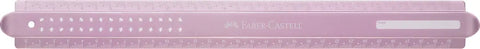 FABER-CASTELL Lineal 30cm 172030 Sparkle, bruchsicher