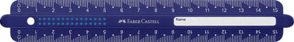 FABER-CASTELL Lineal 15cm 172115 Dots, bruchsicher