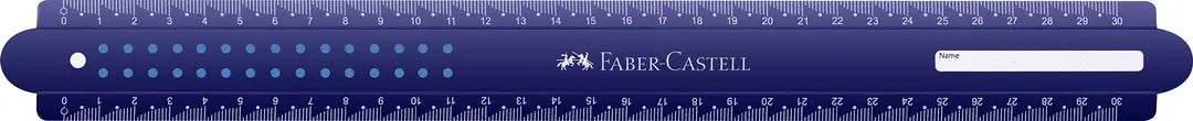 FABER-CASTELL Lineal 30cm 172130 Dots, bruchsicher