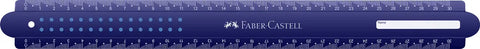 FABER-CASTELL Lineal 30cm 172130 Dots, bruchsicher