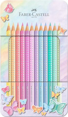 FABER-CASTELL Bunstifte Sparkle 201910 12 Farben, pastell
