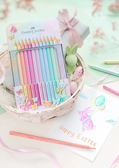 FABER-CASTELL Bunstifte Sparkle 201910 12 Farben, pastell
