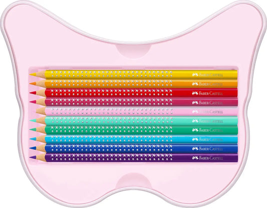 FABER-CASTELL Farbstifte Geschenkset 201971 Sparkle Schmetterling 20 Stk.