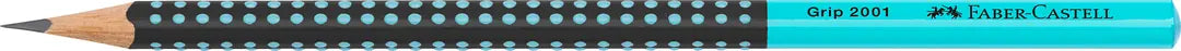 FABER-CASTELL Bleistift Grip 2001 HB 517012 Two Tone schwarz/türkis
