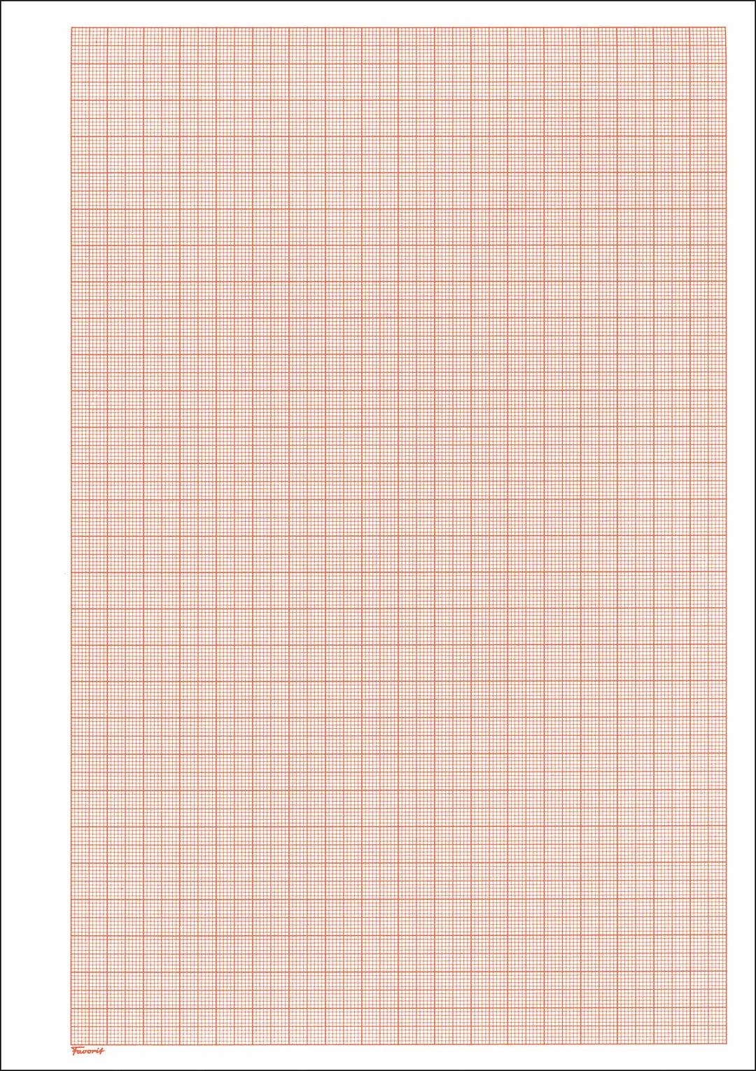 FAVORIT Block A4 1778 C weiss 80g 25 Blatt