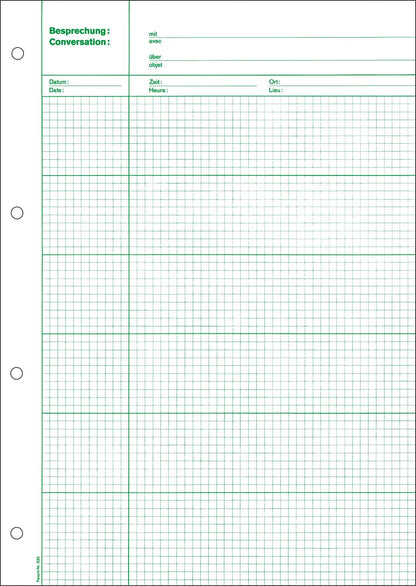 FAVORIT Konferenzblock A4 530 kariert 50 Blatt