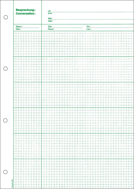 FAVORIT Konferenzblock A4 530 kariert 50 Blatt