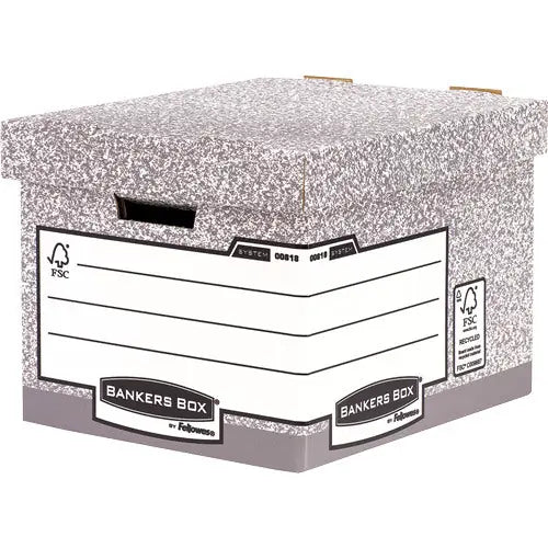 FELLOWES BankersBox Standard 00810-FFEU grau/weiss 33.5x29.2x40.4cm