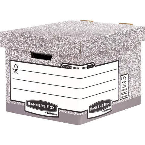 FELLOWES BankersBox Standard 00810-FFEU grau/weiss 33.5x29.2x40.4cm