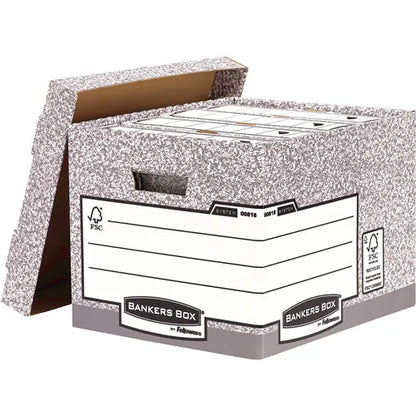FELLOWES BankersBox Standard 00810-FFEU grau/weiss 33.5x29.2x40.4cm