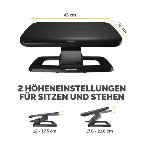 FELLOWES Fussstütze Hana LT 100016998 schwarz