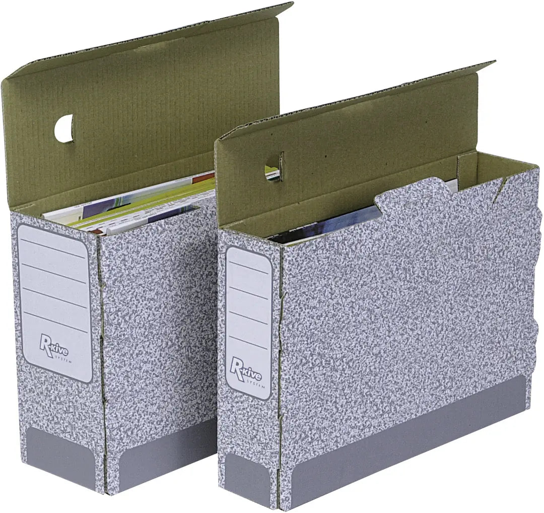 FELLOWES R-Kive Archivschachtel 1080501 grau/weiss 26x10.5x31.5cm