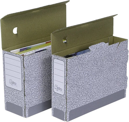 FELLOWES R-Kive Archivschachtel 1080501 grau/weiss 26x10.5x31.5cm