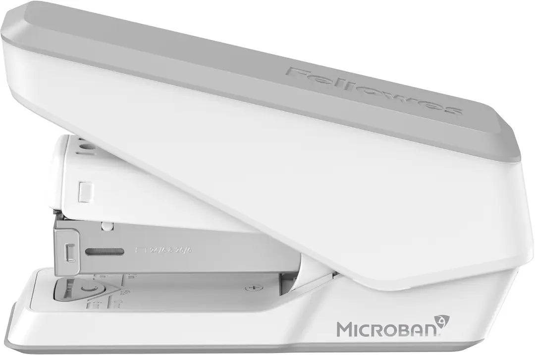 FELLOWES Heftgerät EasyPress LX840 5011701 Microban, weiss 25 Blatt