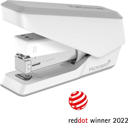 FELLOWES Heftgerät EasyPress LX840 5011701 Microban, weiss 25 Blatt