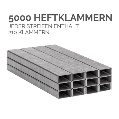 FELLOWES Heftklammern 26/6 mm 5117501 Vollstreifen 5000 STK